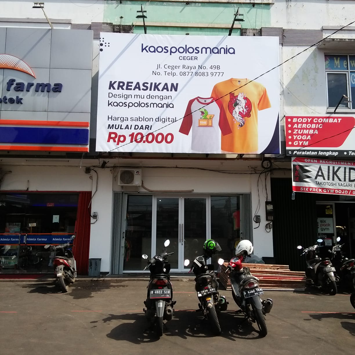 kaos polos tangerang selatan